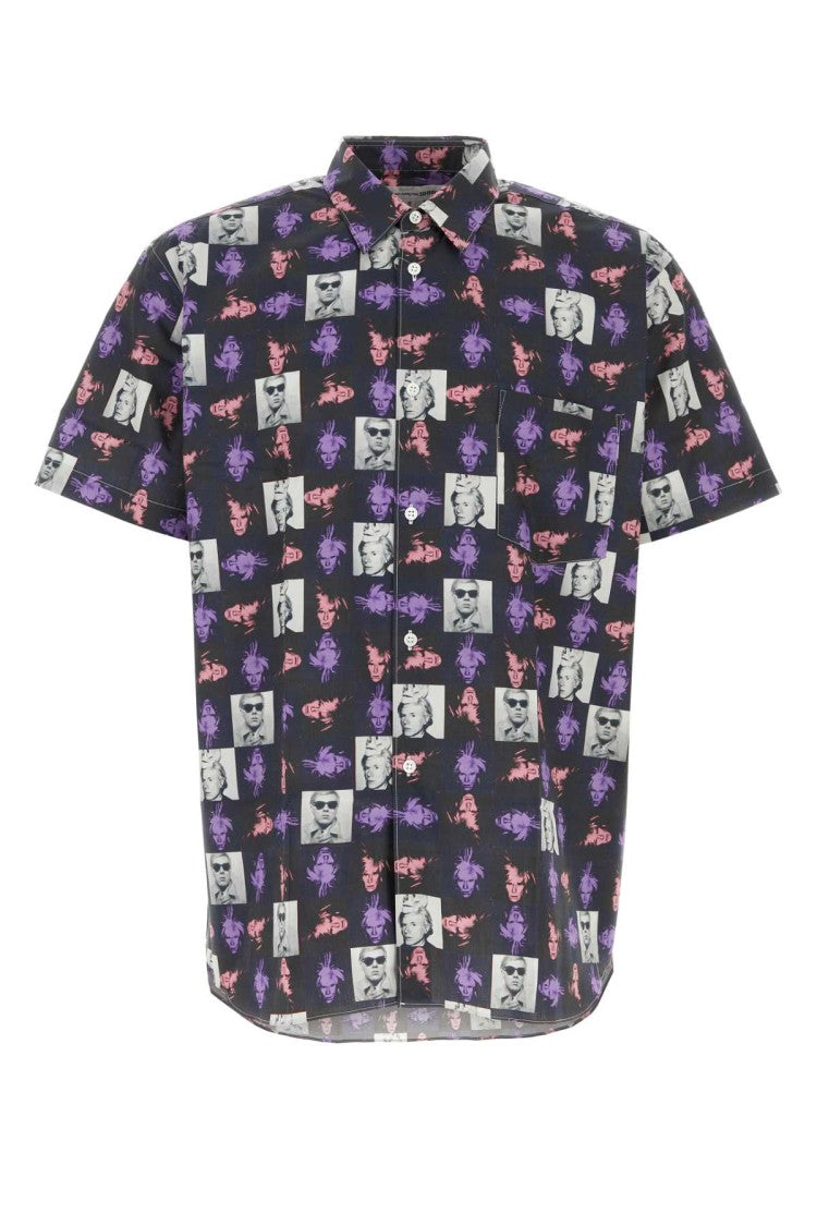 Comme Des Garçons Printed Poplin Shirt