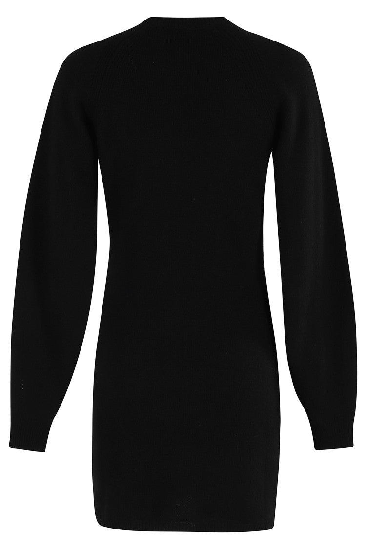 Federica Tosi Cut-Out Detailing Black Short Dress