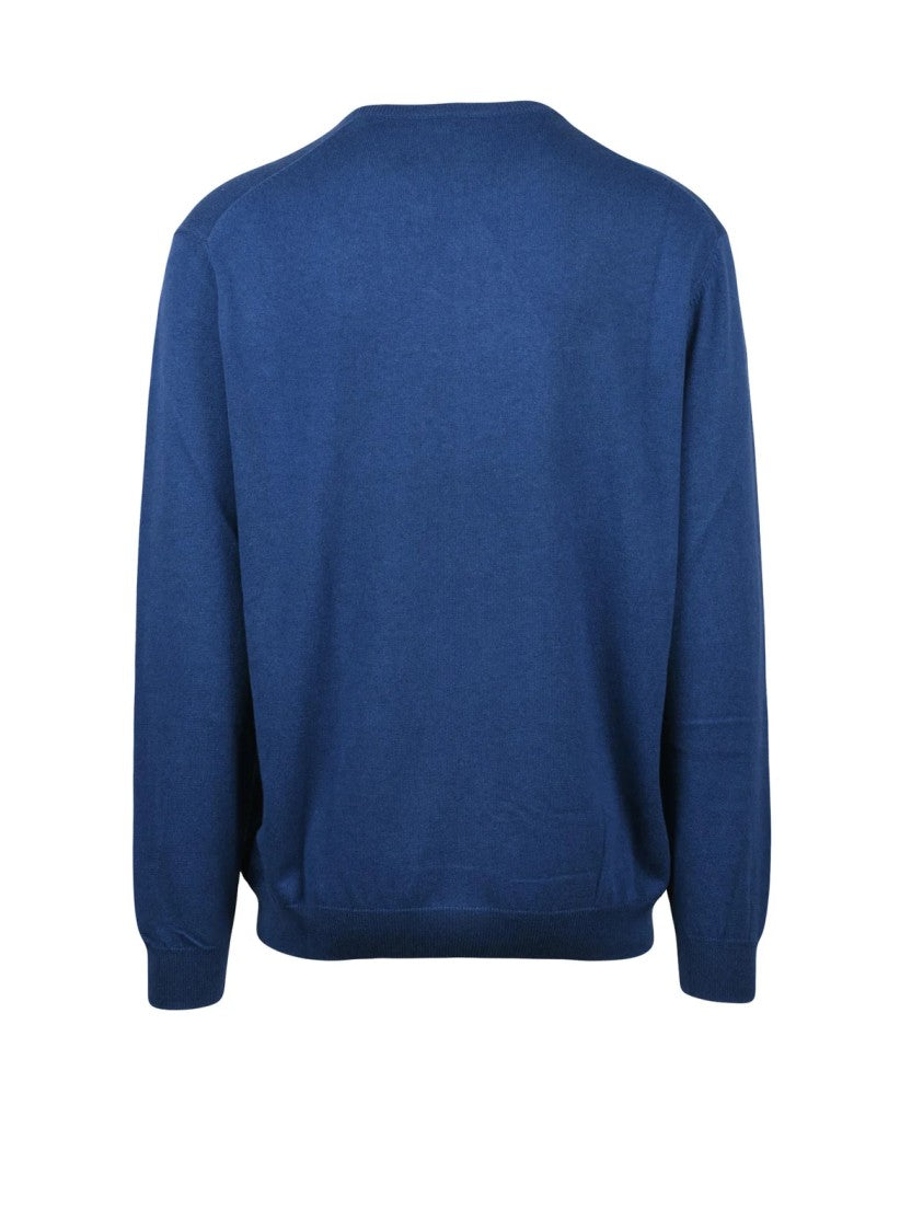 Cashmere Company P. Crewneck Sweater In Soft Cotton-Cashmere Blend