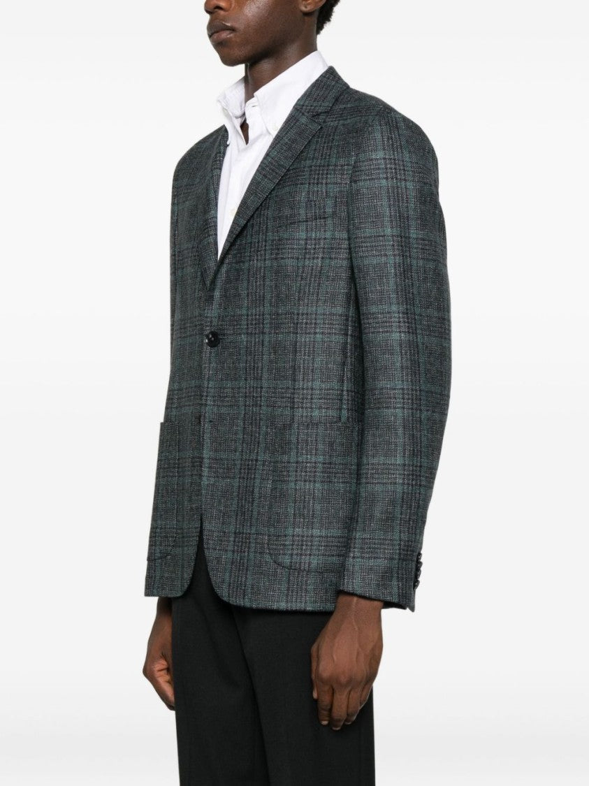 Ermenegildo Zegna Tailored Fit Jacket With Structured Shoulders