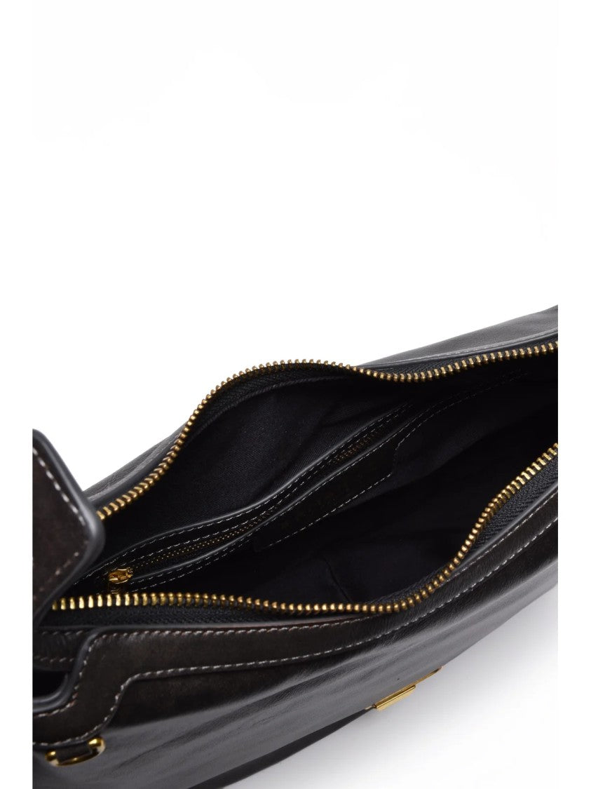 Ermanno Firenze Angelica Shoulder Bag With Luxurious Bovine Leather And Spacious Design