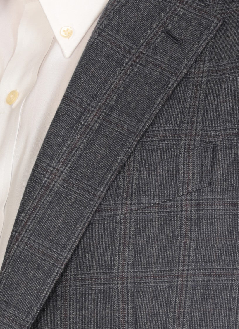 Caruso Blue Wool Suit