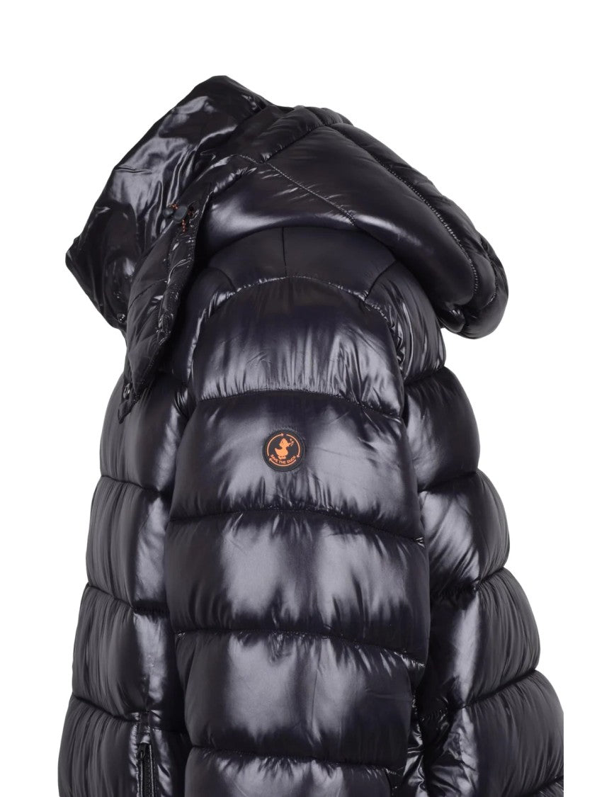 Save The Duck Blue Nylon Down Jacket