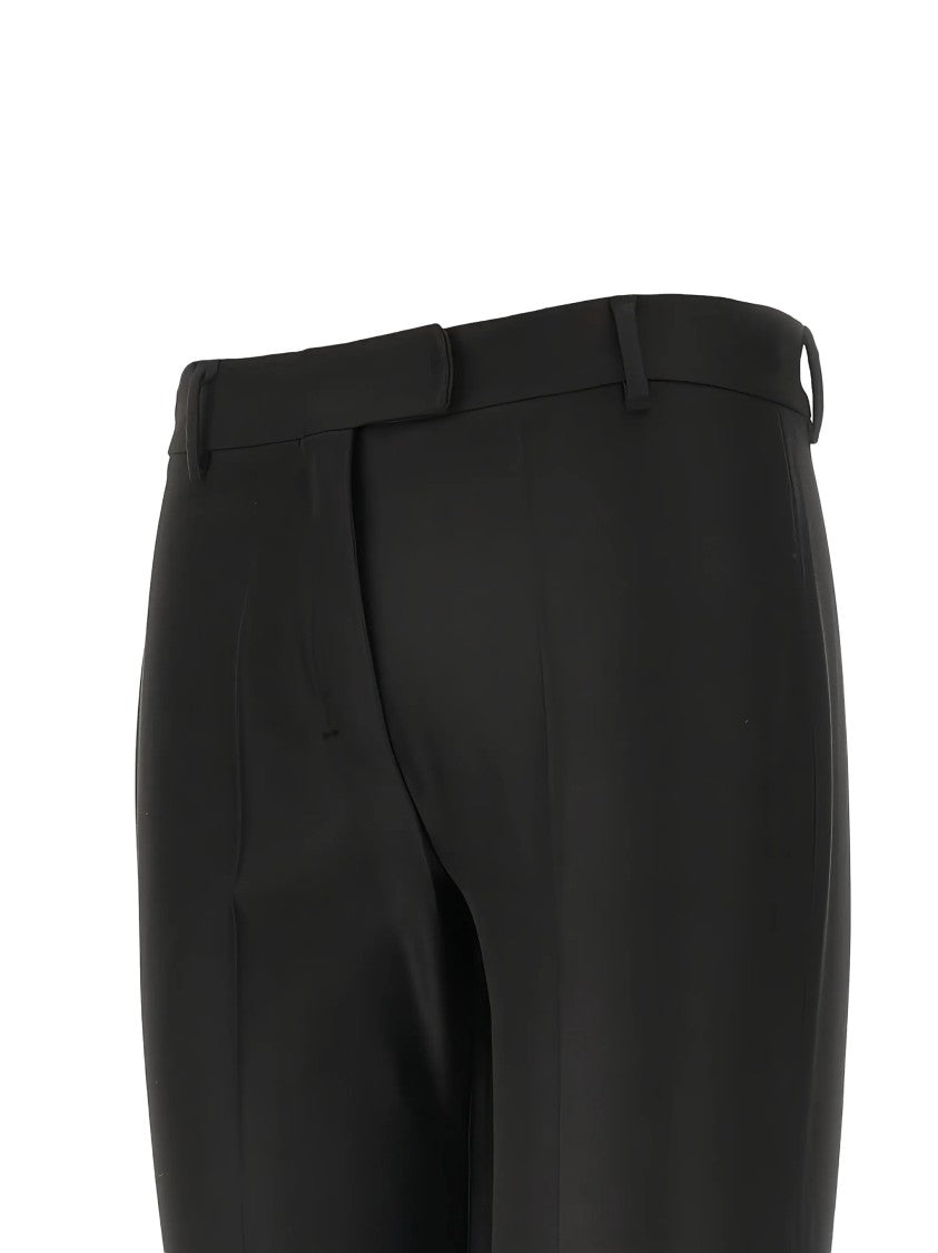 Max Mara Black Fatina Straight-Leg Tailored Pants