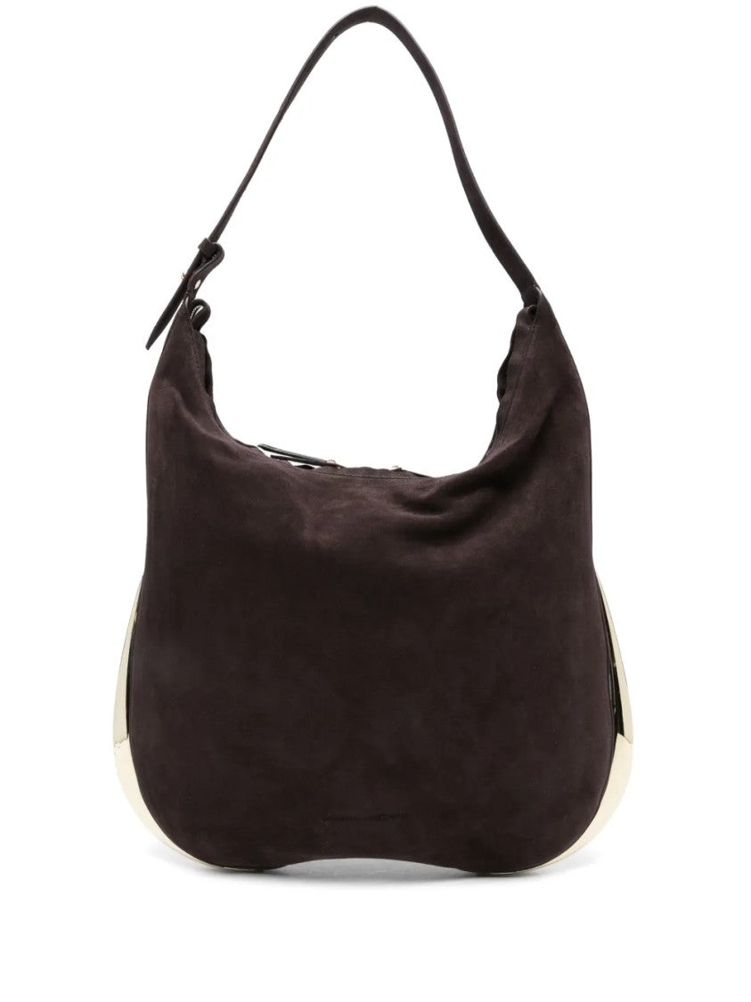 Benedetta Bruzziches Structured Detachable Shoulder Strap Minimalist Handbag