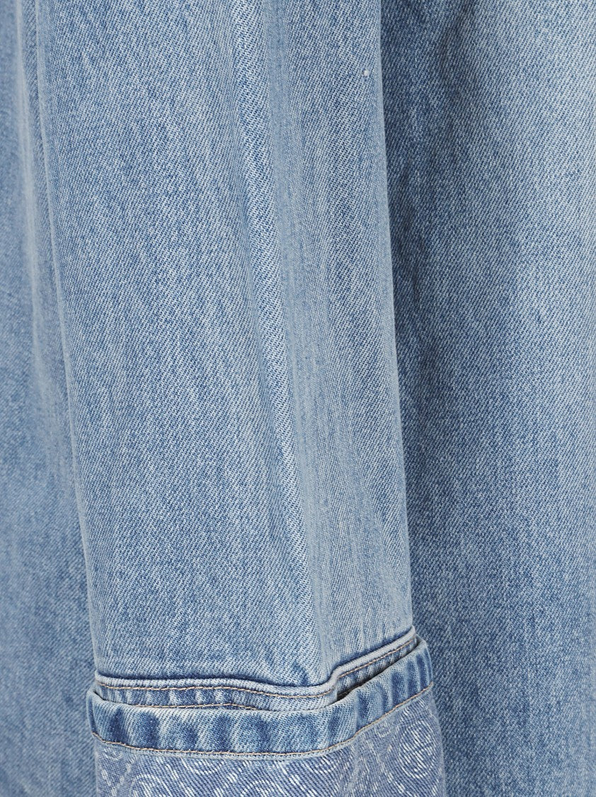Tory Burch Blue Denim Barn Jacket