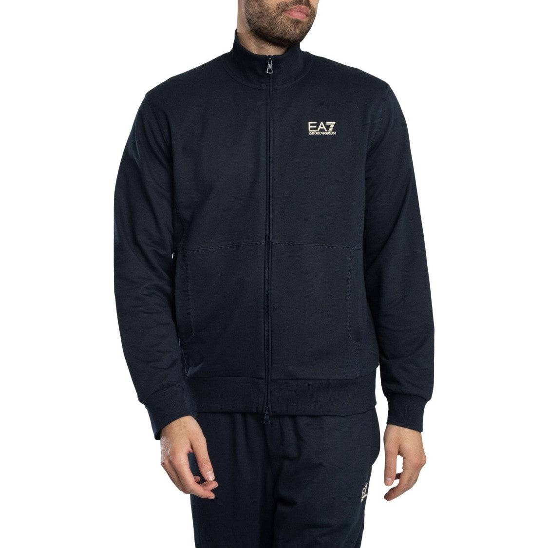 Emporio Armani Zip-Up Tracksuit With High Collar