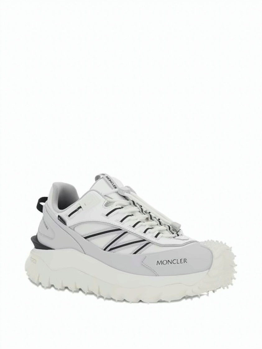 Moncler Rugged White Sneakers With Gore-Tex Technology And Enhanced Grip
