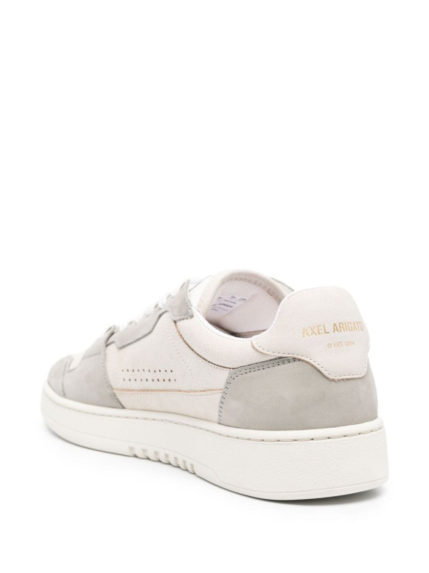 Axel Arigato Panelled Low-Top Sneakers In Neutral Calf Leather And Suede