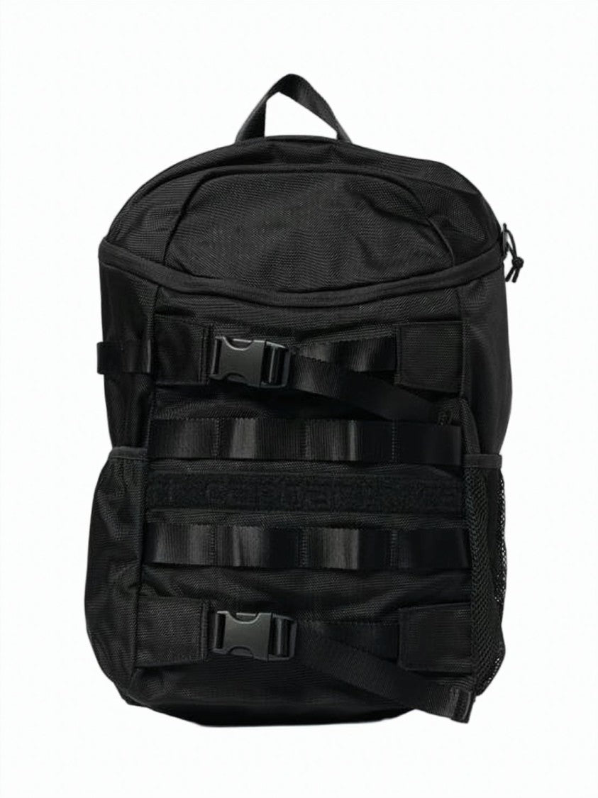 Carhartt Wip Black Durable Nylon Zip Main Backpack