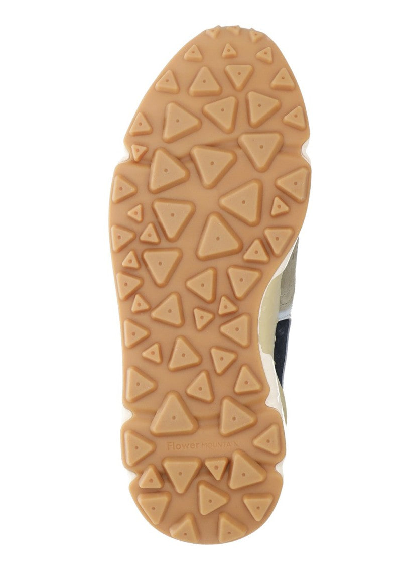 Flower Mountain Beige Yamano 3 Suede Inserts Sneakers