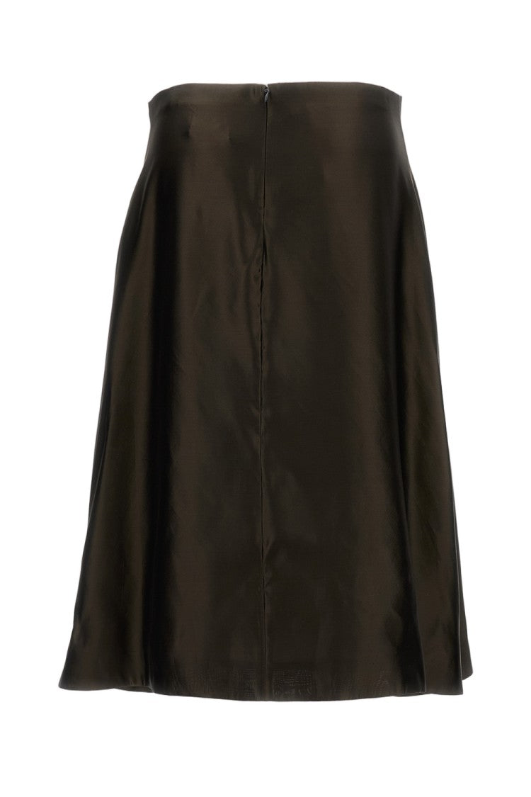 Khaite Flared Mini Skirt