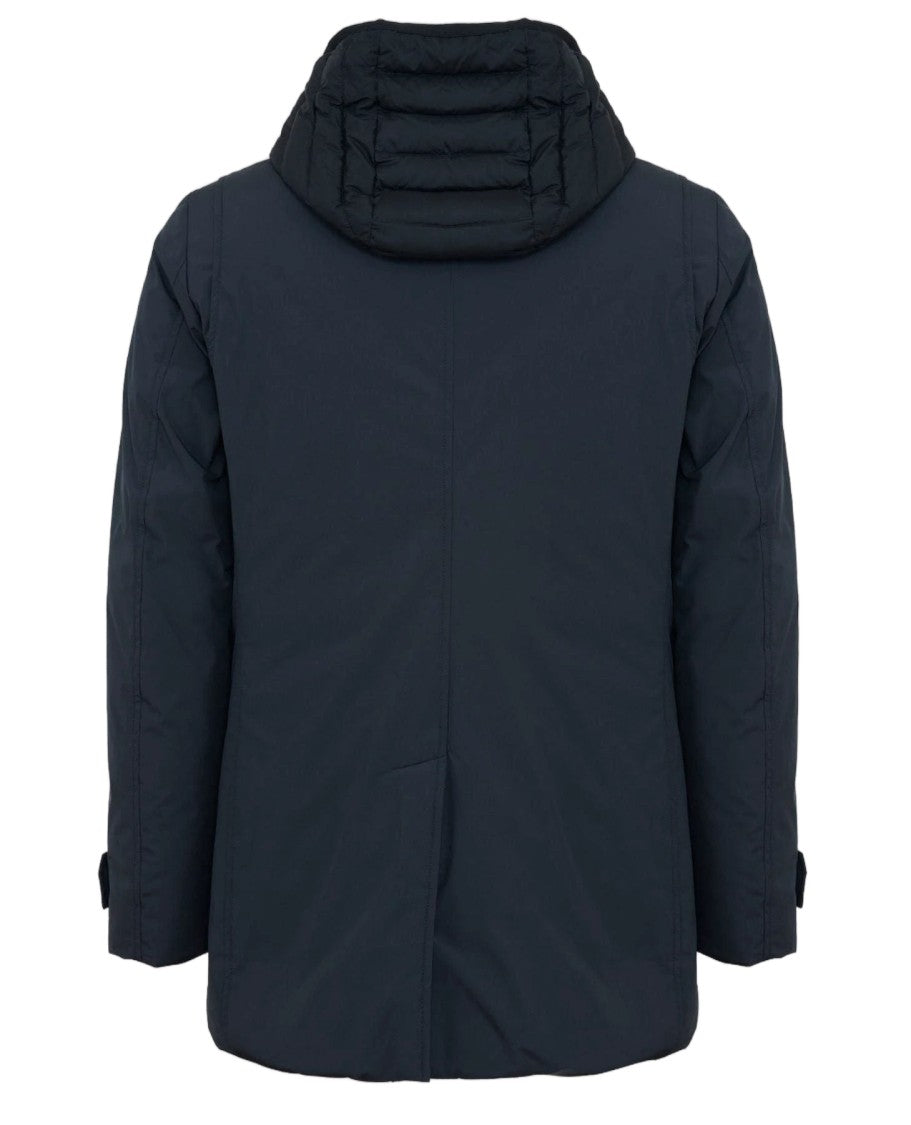 Moorer Nylon Jacket With Hood And Functional Design