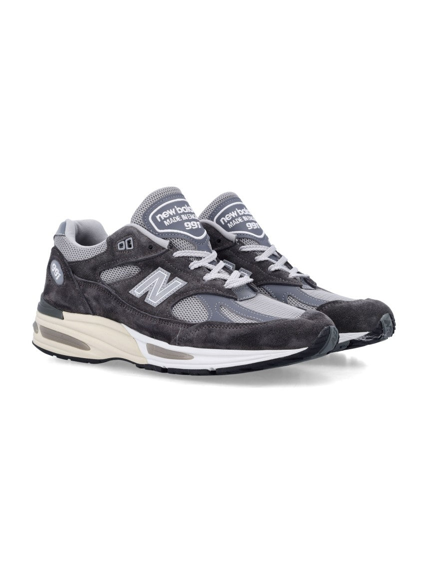 New Balance 991 V2 Suede Mesh Sneakers