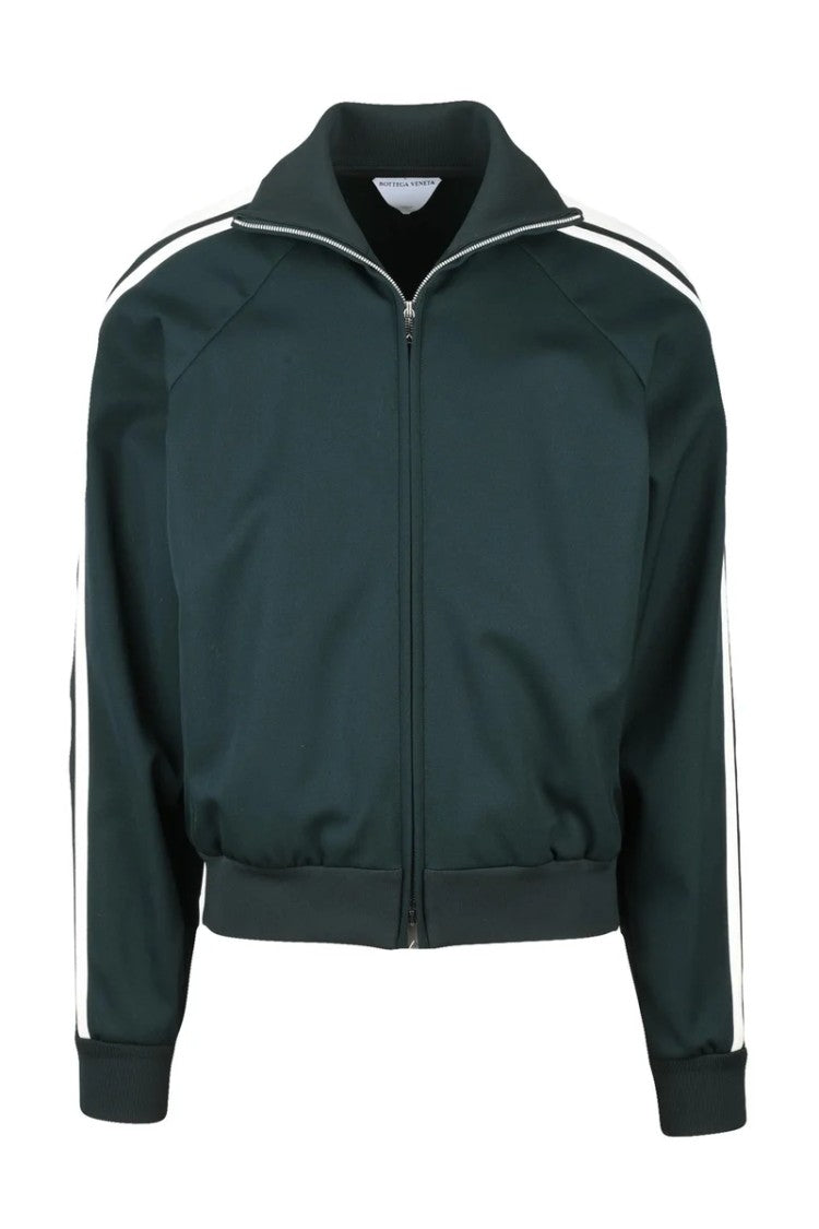 Bottega Veneta Wool Jacket Zip Pockets - Green