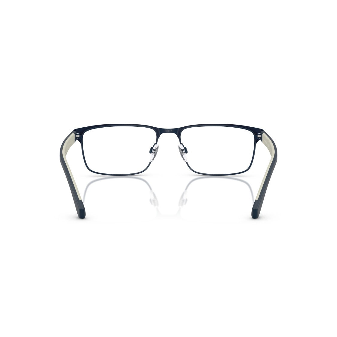 Emporio Armani 0Ea1105 Rectangular Metal Eyeglass Frames With Adjustable Nose Pads
