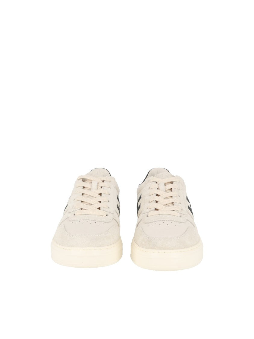 Hogan H668 Perforated Leather Low-Top Sneakers