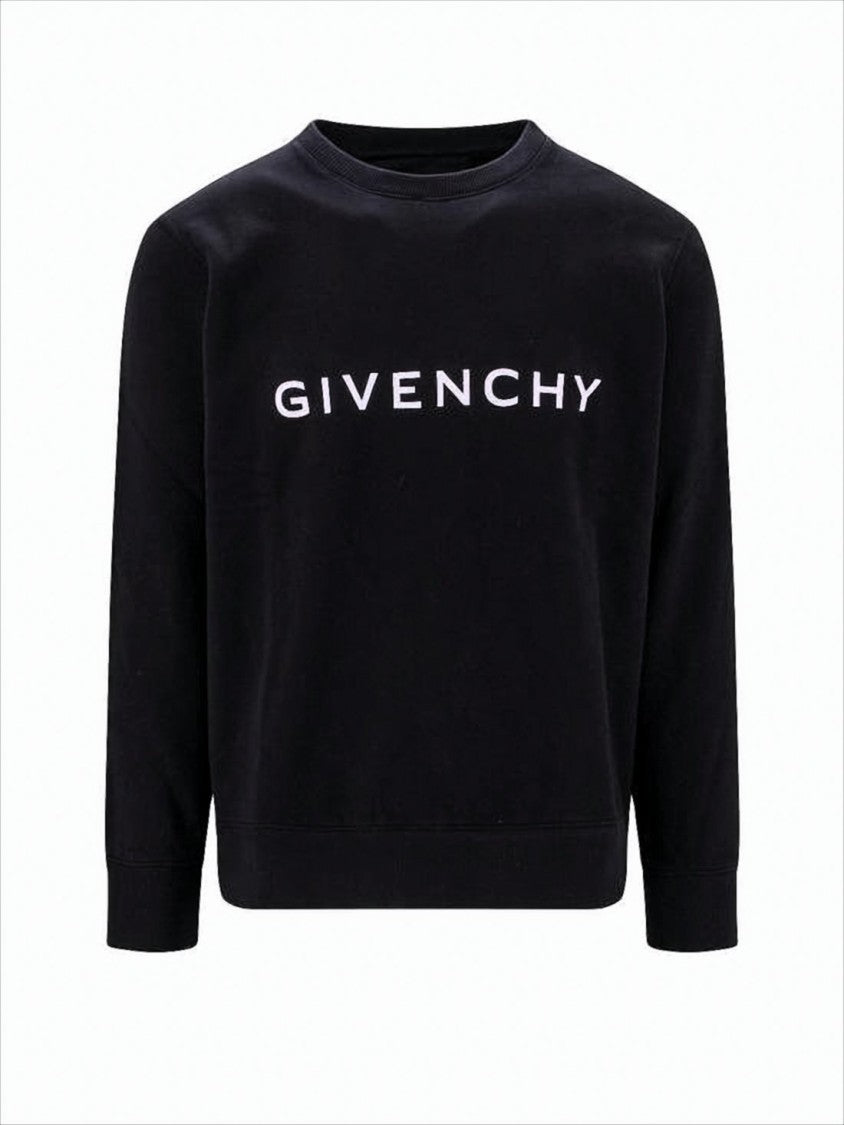 Givenchy Long-Sleeve T-Shirt With Signature Logo And Relaxed Fit