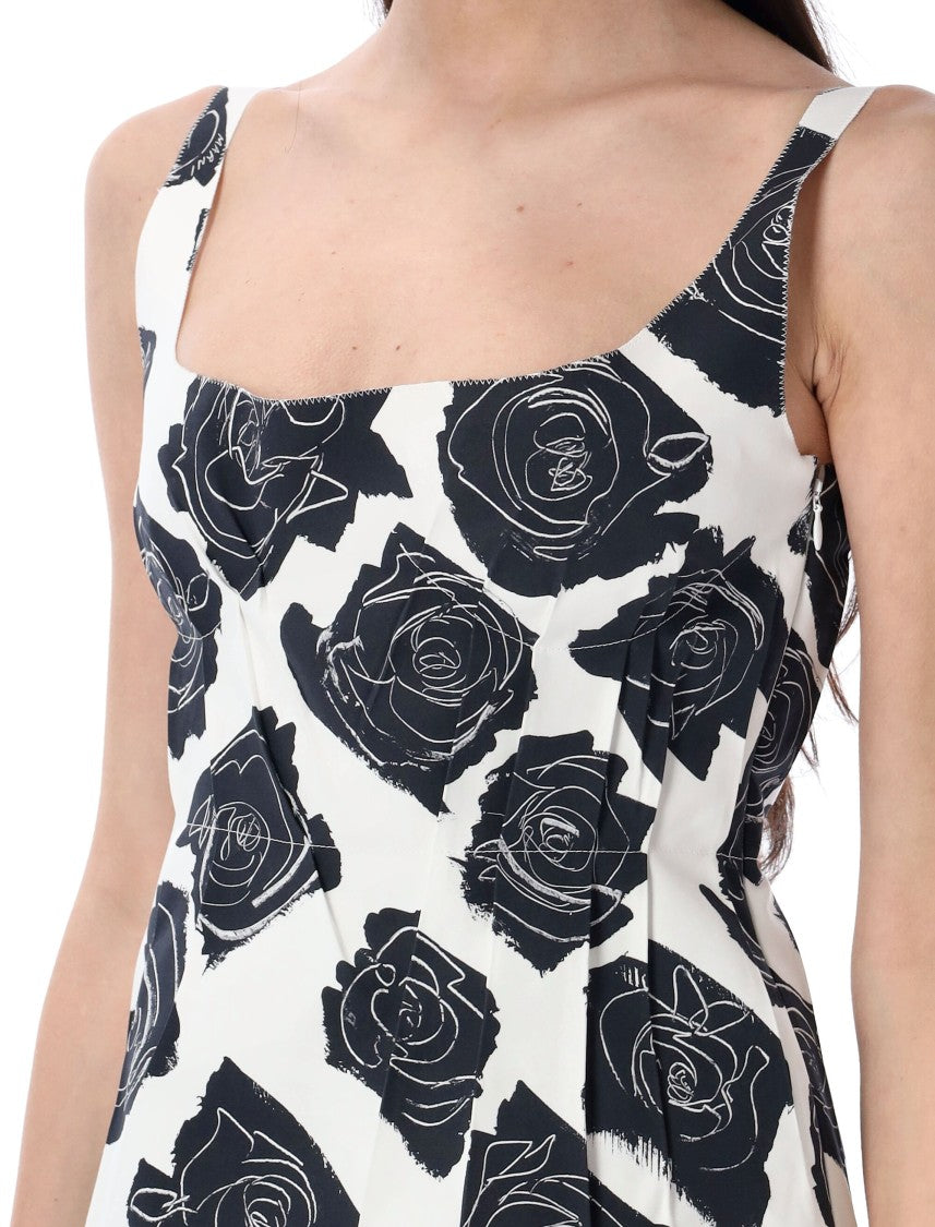 Marni Bonded Poplin Mini Dress