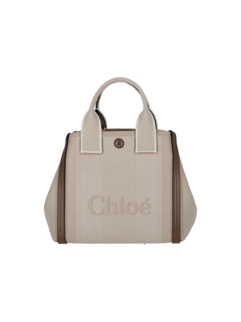 Chloé Carry Small Tote Bag – Beige