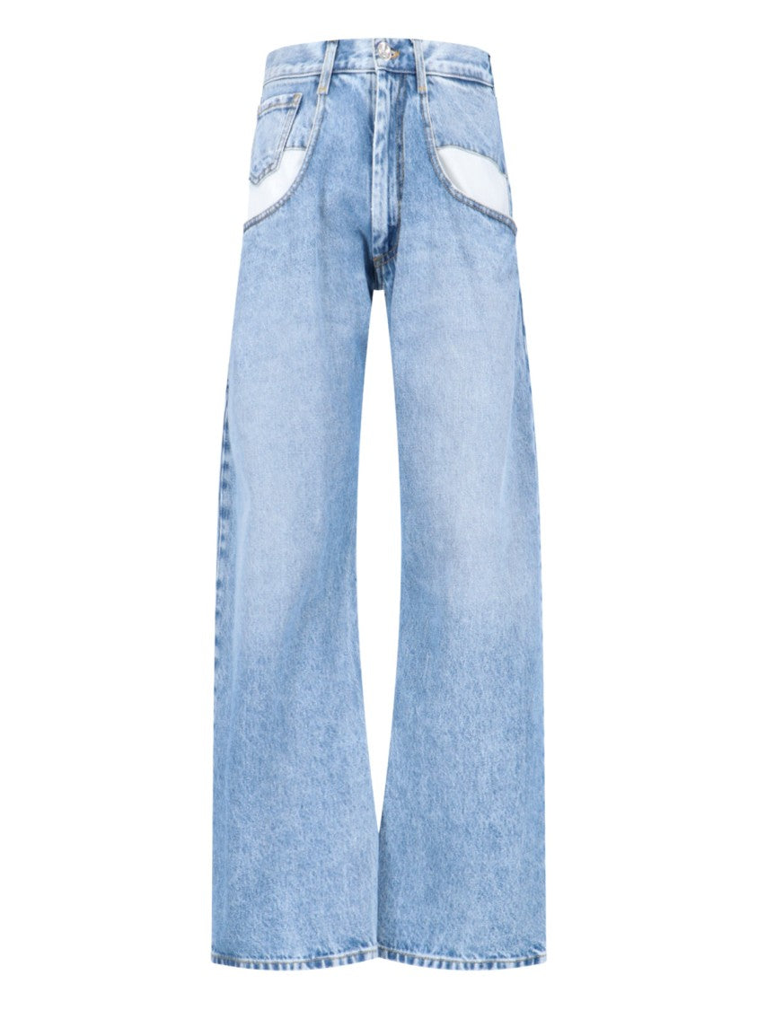 Maison Margiela Four Stitches Straight Jeans – Light Blue