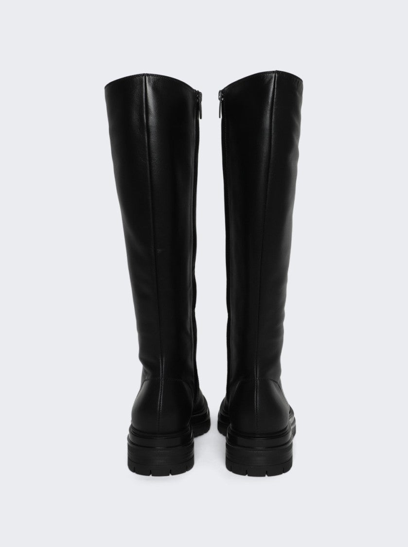 Gianvito Rossi Glove Leather Moto Boots