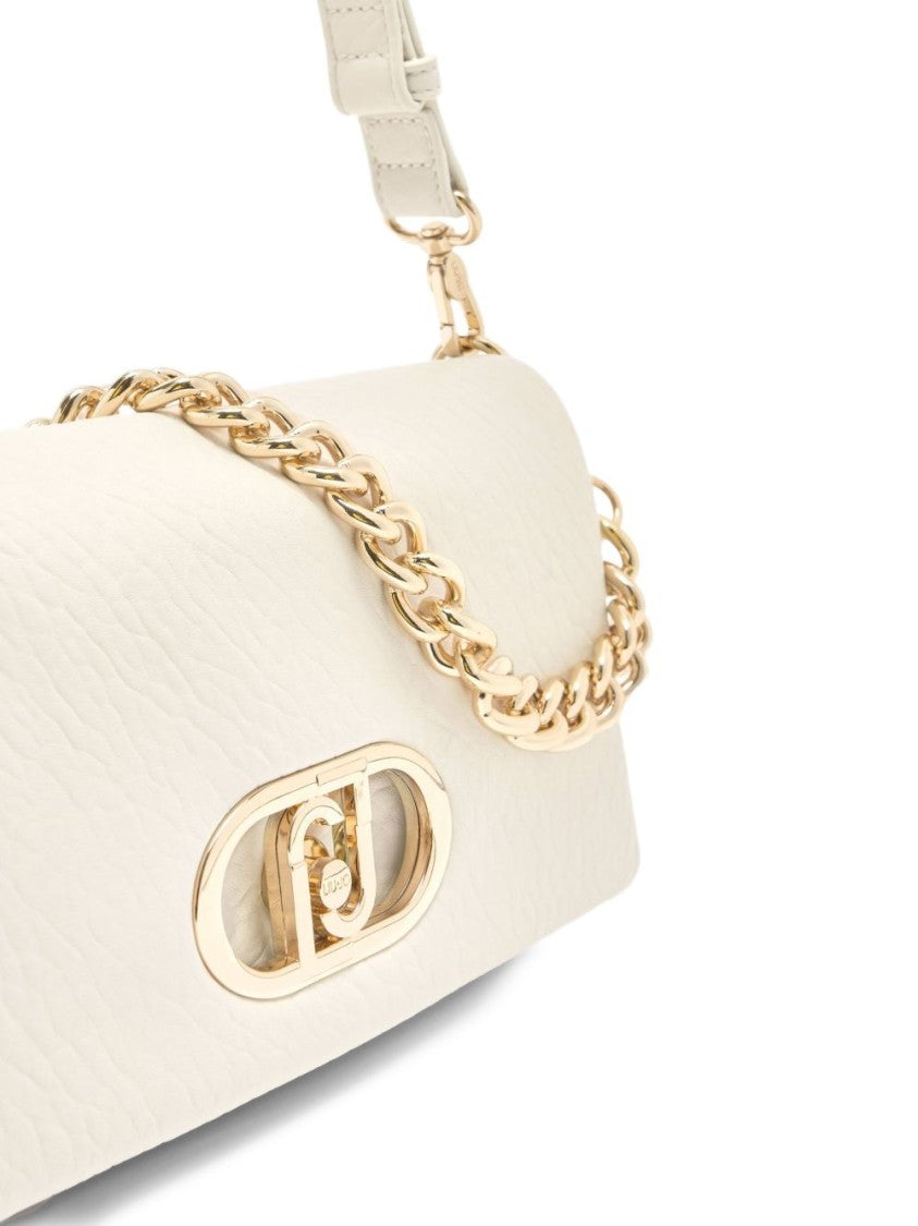 Liu Jo Textured White Shoulder Bag
