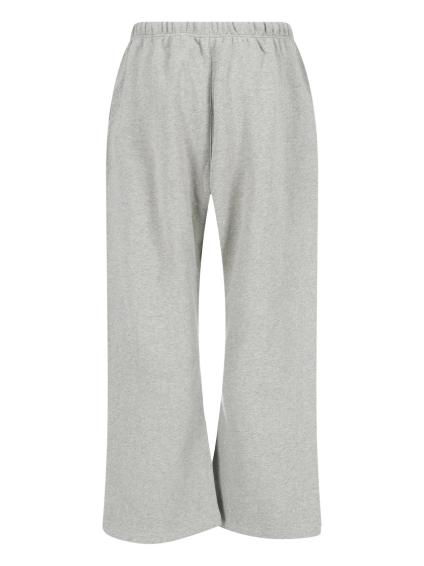 Fear Of God Essentials Grey Signature Mid-Rise Flare Sport Trousers