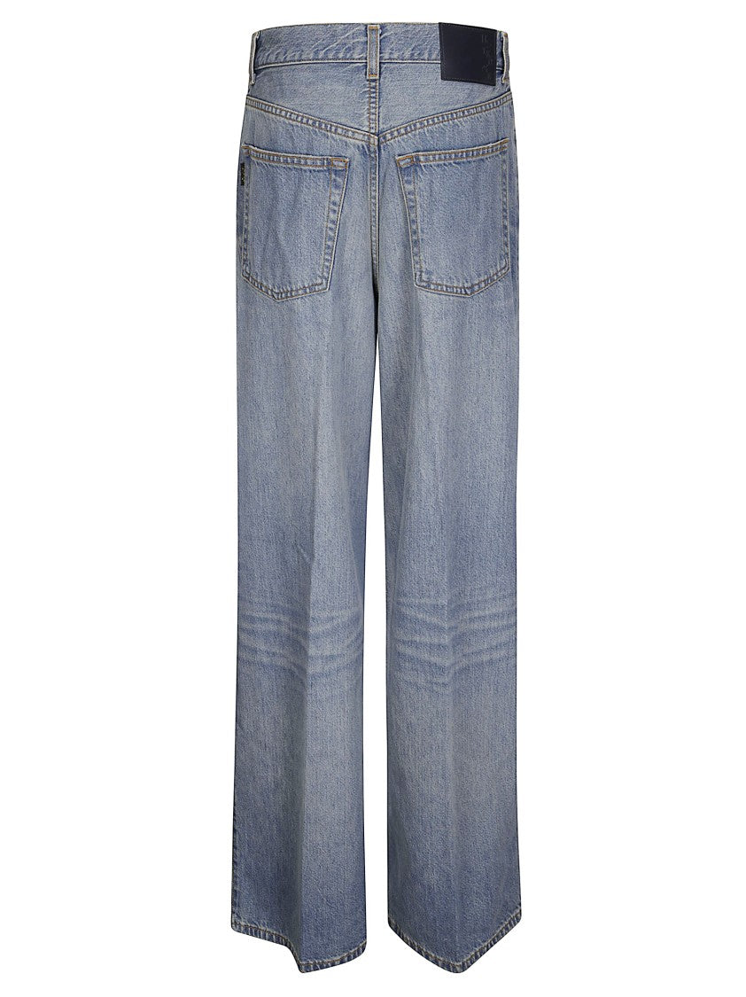 Haikure Wide-Leg Five-Pocket Jeans