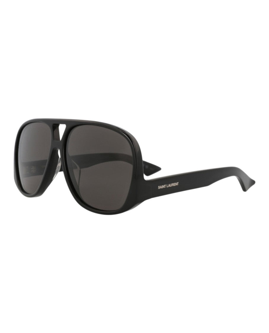 Saint Laurent Aviator-Frame Recycled Acetate Sunglasses