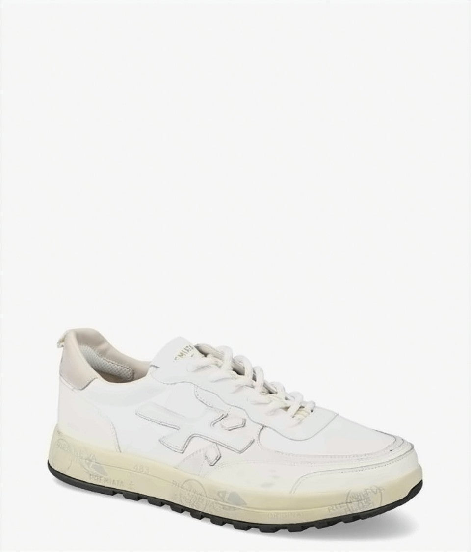 Premiata Vintage Effect Lace-Up Sneakers