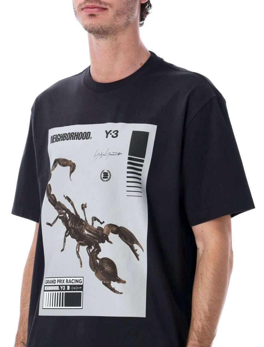 Y-3 X Neighborhood Y-3 Nbhd Oversized Scorpion Graphic T-Shirt
