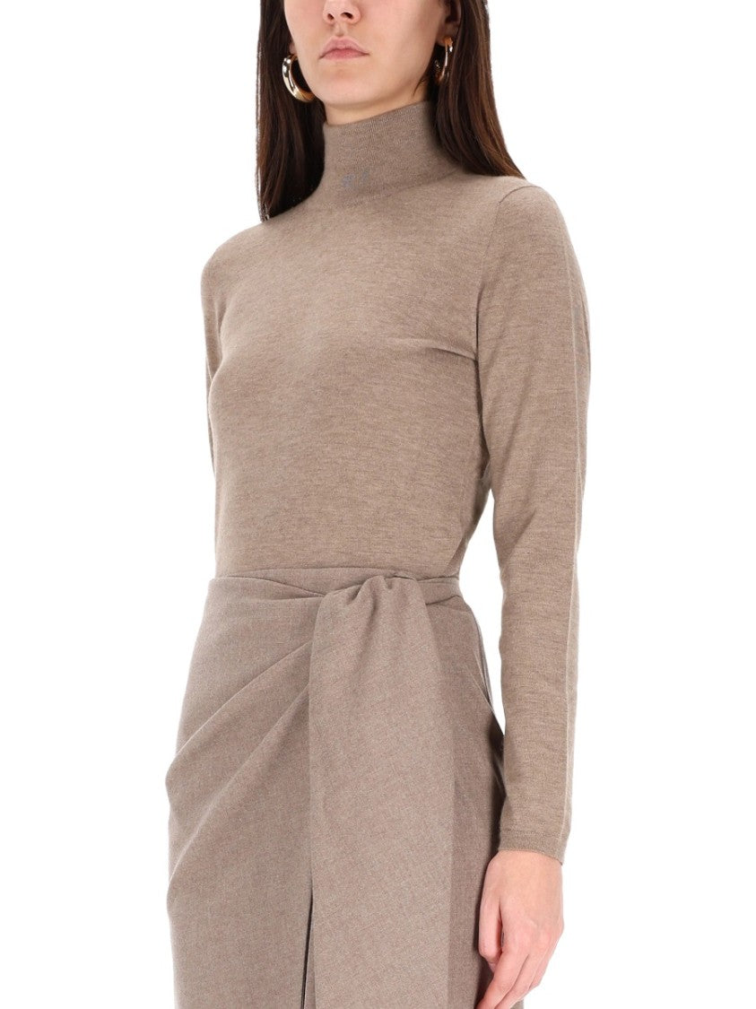 Max Mara Fitted Cashmere Turtleneck Sweater By Max Mara