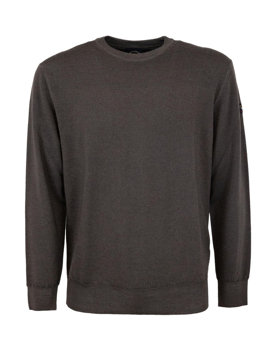 Paul & Shark Extrafine Chestnut Wool Sweater