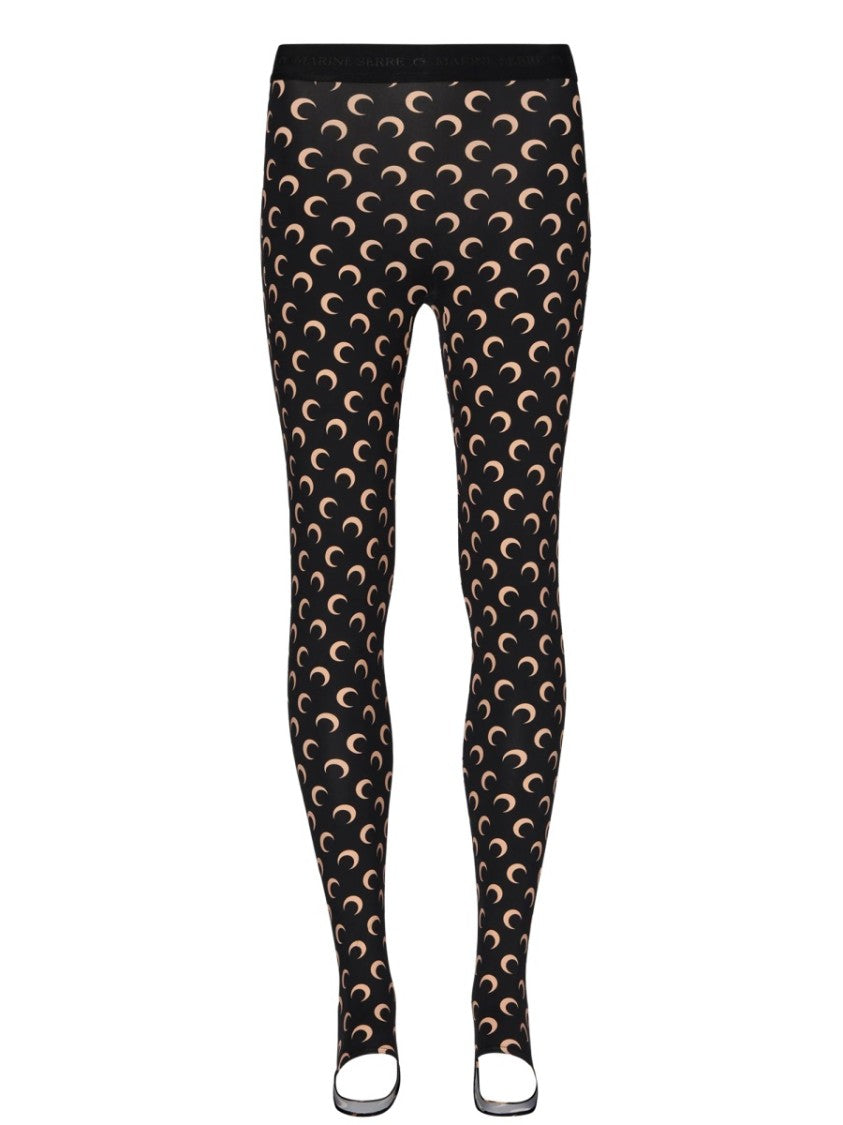 Marine Serre Crescent Moon Repeating Stirrup Leggings