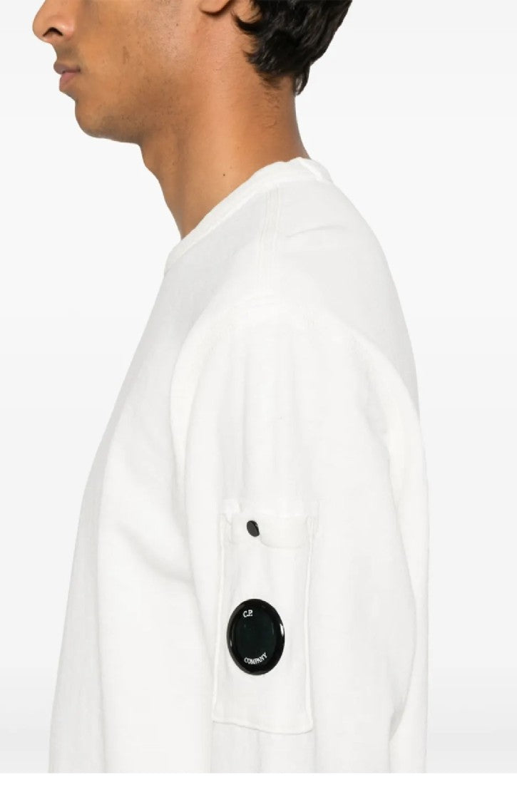 C.P. Company Crewneck Sweatshirt With Buttoned Pocket Detail