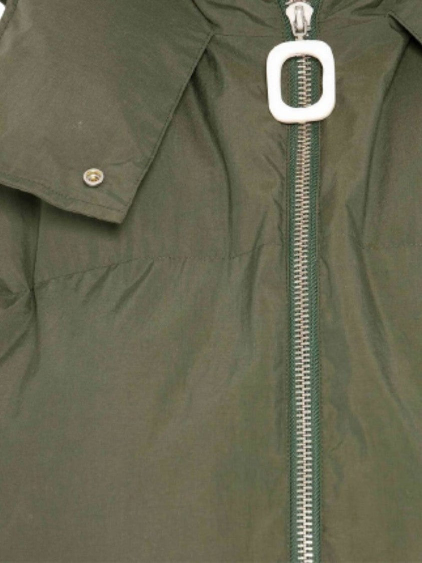 J. W. Anderson Contrast Hood Long Puffer Coat