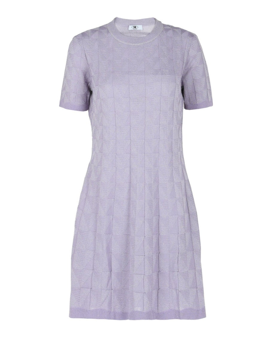 M Missoni Textured Geo Pattern Mini Dress