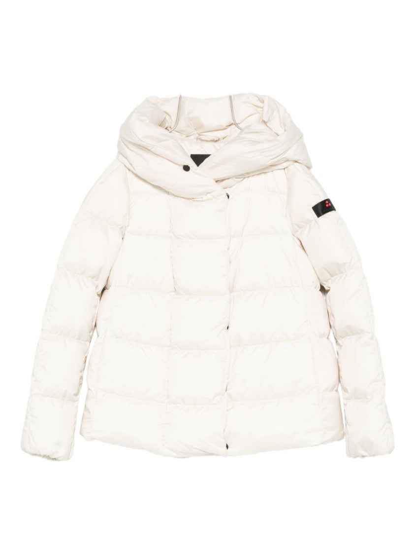 Peuterey White Coat With Tailored Fit