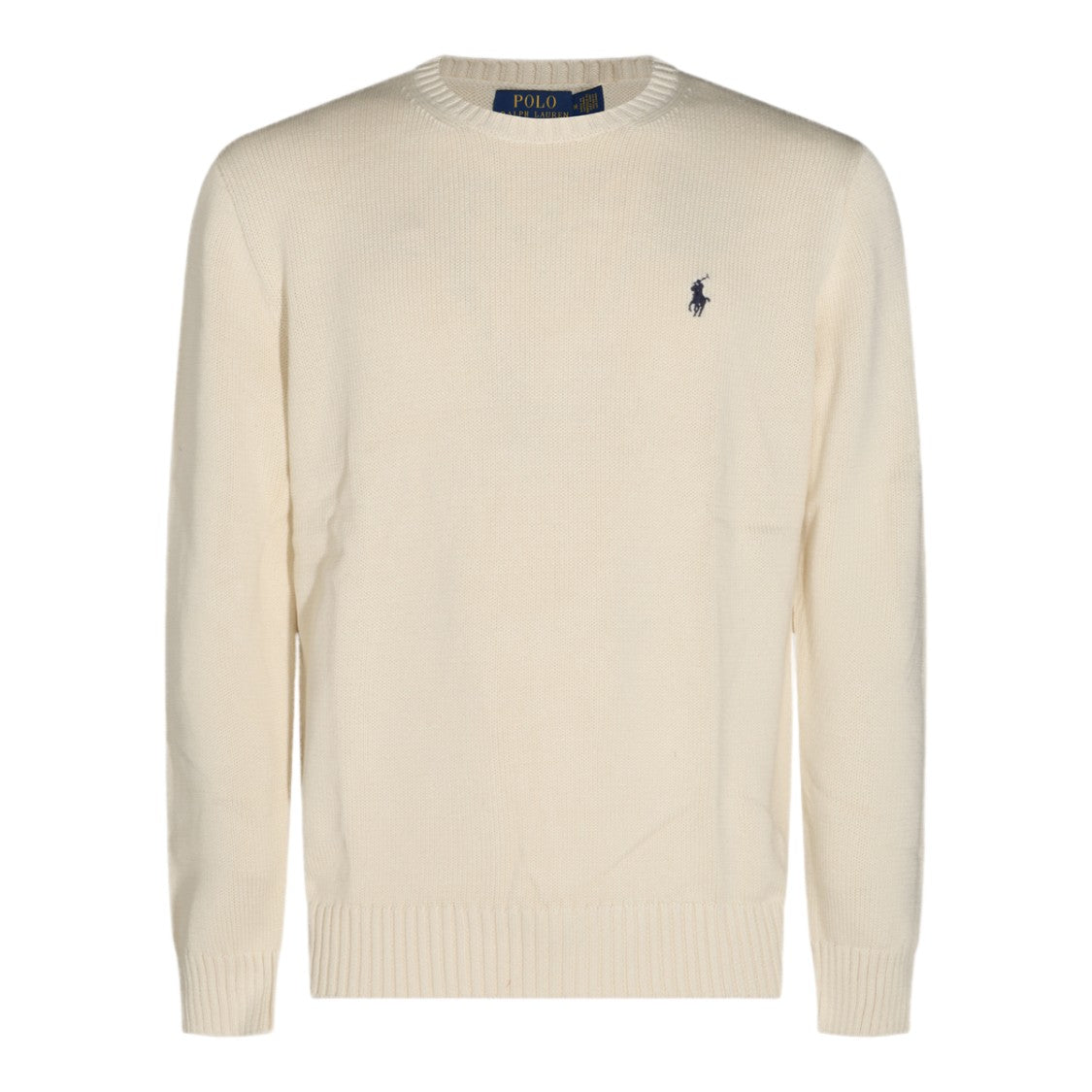 Polo Ralph Lauren Classic Crew Neck Sweater With Ribbed Details