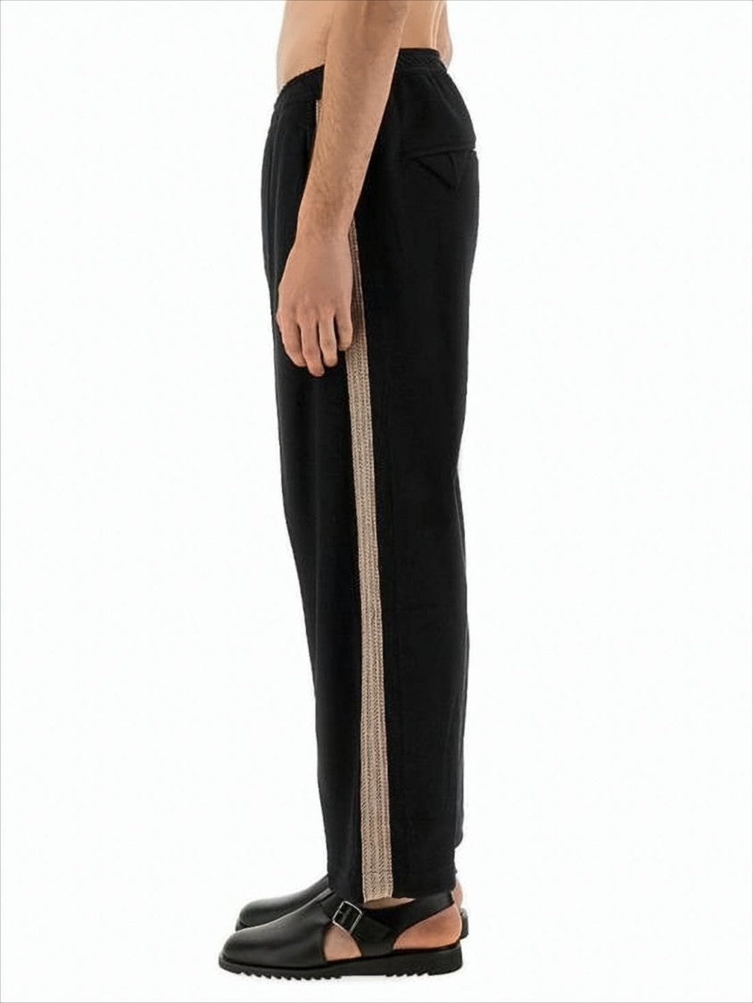 Sasquatchfabrix Relaxed Fit Jogging Trousers With Contrast Stripe