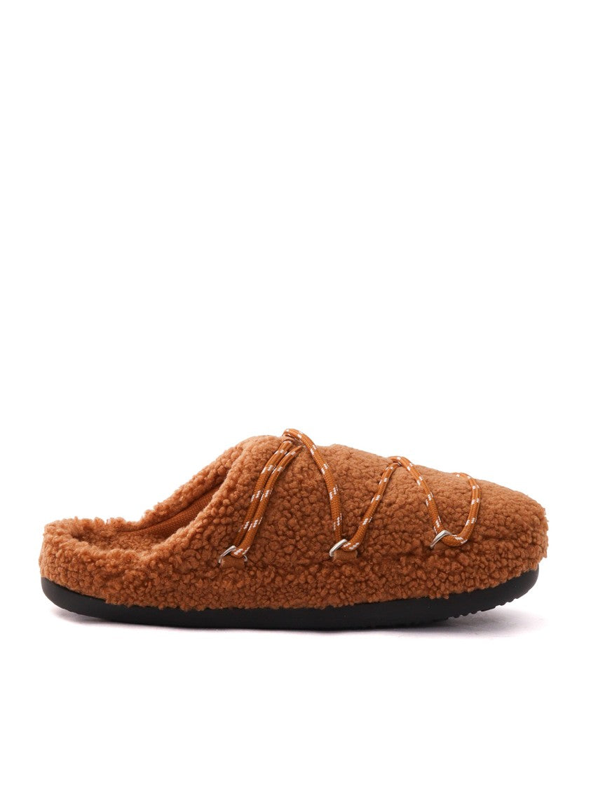 Moon Boot Mb Teddy Decorative Stitching Slippers