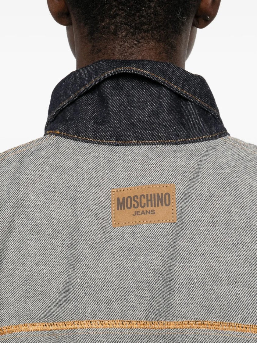 Moschino Tailored Structured Shoulders Button-Down Jacket