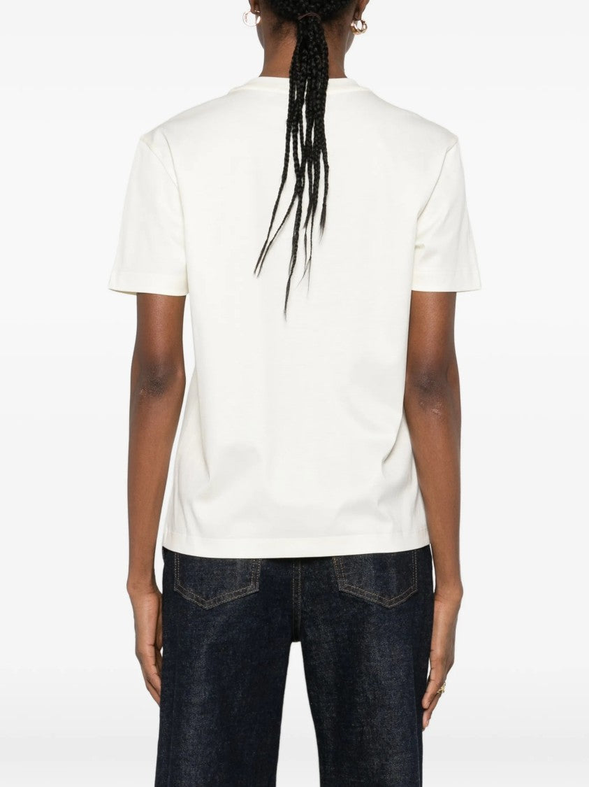 Fendi Nigthfly Off-White Abstract Butterfly Graphic T-Shirt