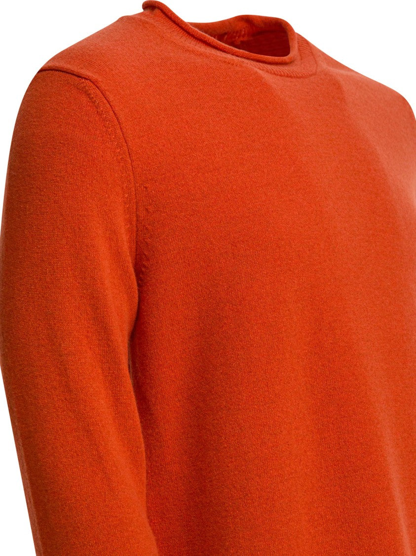 Comme Des Garçons Warm Wool Crewneck Sweater With Minimalist Design