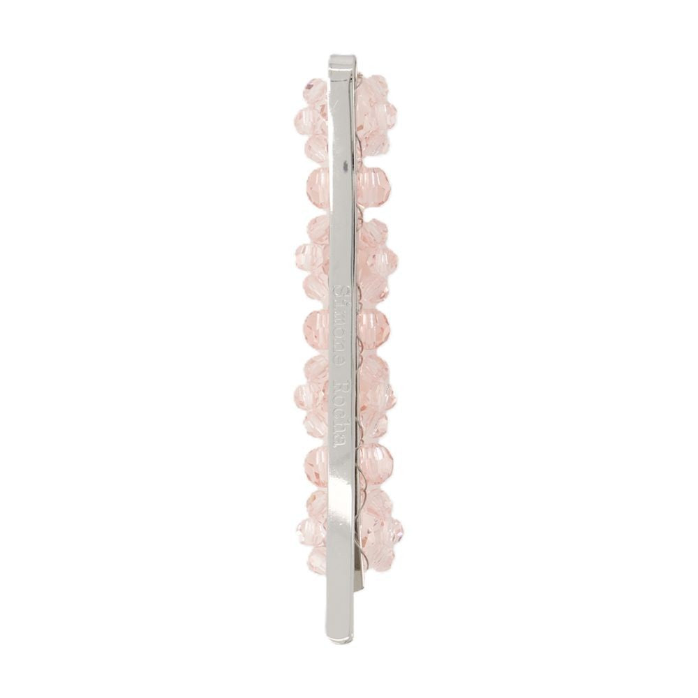 Simone Rocha Flower Hair Clip - Brass - Pink