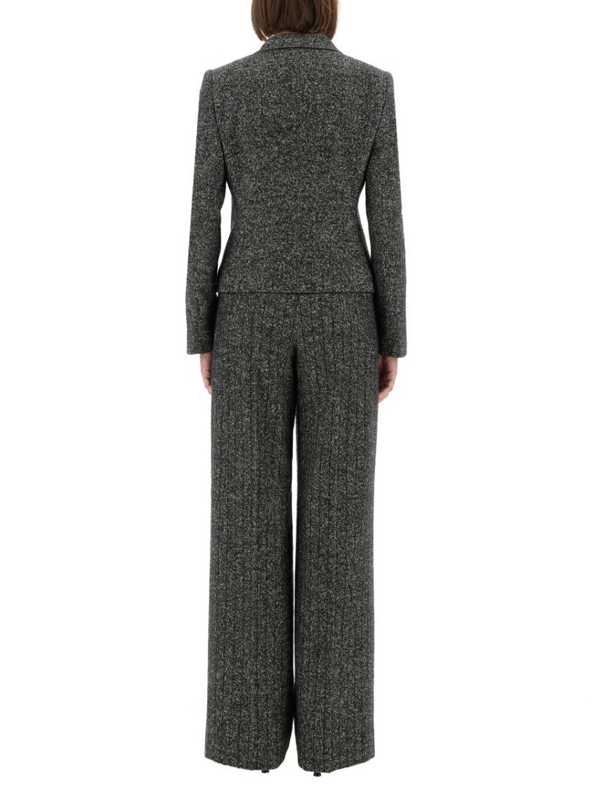Dolce & Gabbana Tailored Two-Piece Suit With Textured Pattern