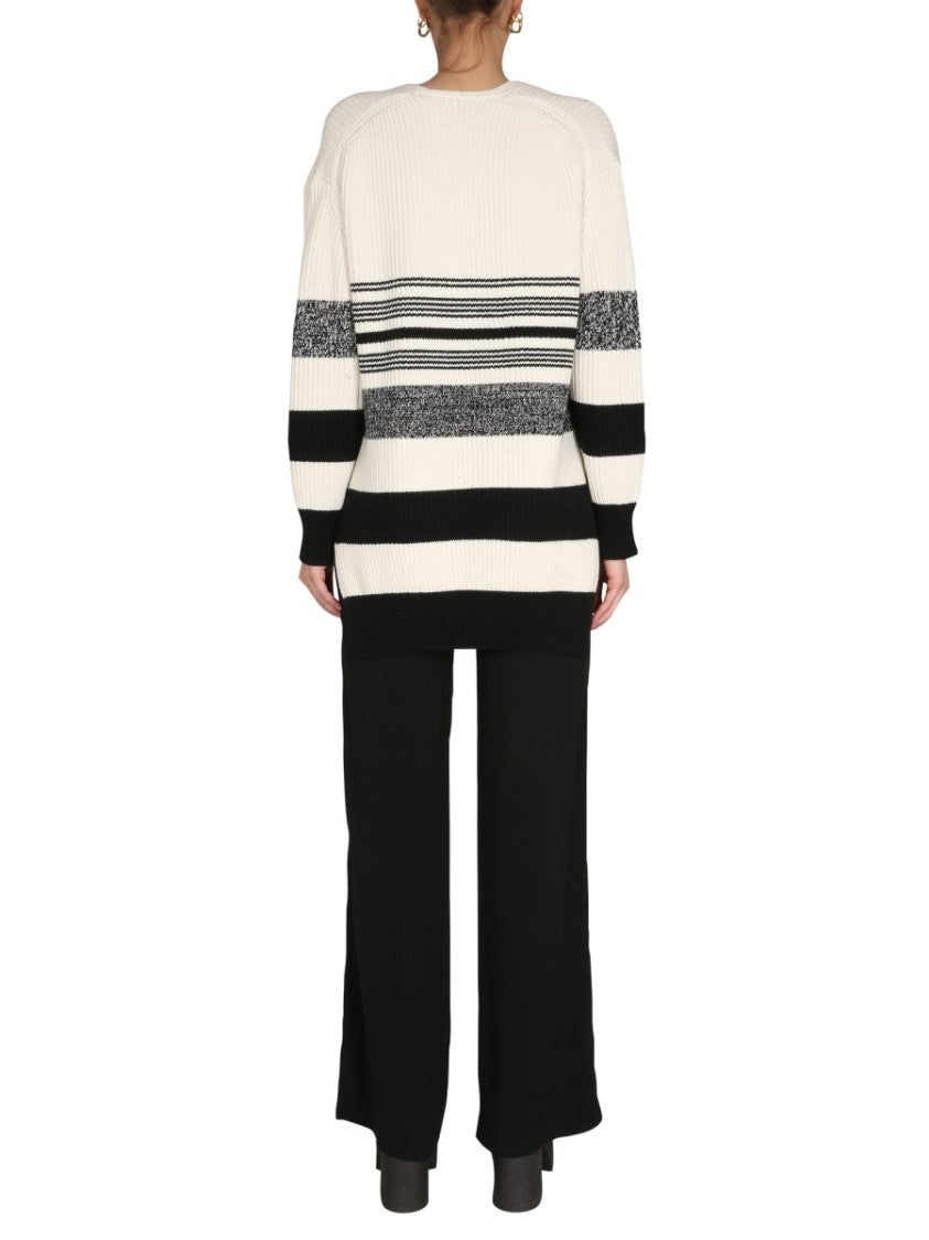 Proenza Schouler X White Label Oversized V-Neck Sweater