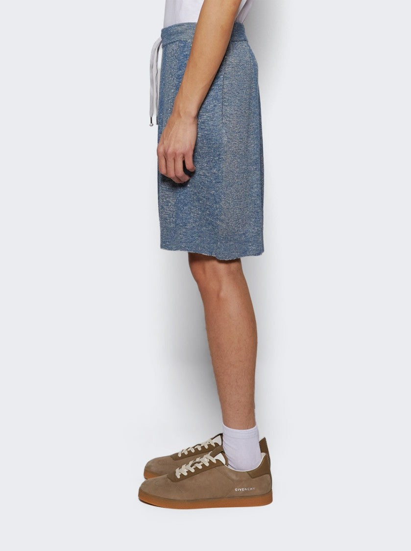 Maison Margiela Petrol Relaxed Fit Textured Shorts
