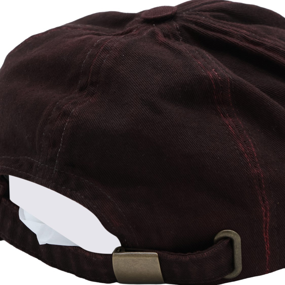 Maison Margiela Textured Dark Brown Cap With Adjustable Strap